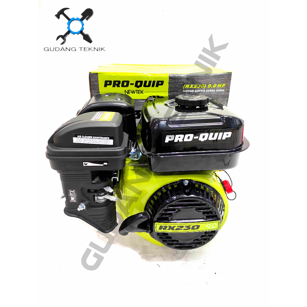 Jual Engine Penggerak 9HP 4Tak RX230 PROQUIP / Engine Gasoline Bensin ...