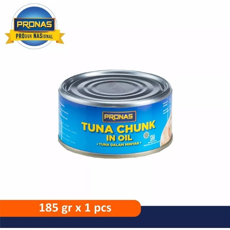 Jual Pronas Tuna chunk in oil 185gr Shopee Indonesia