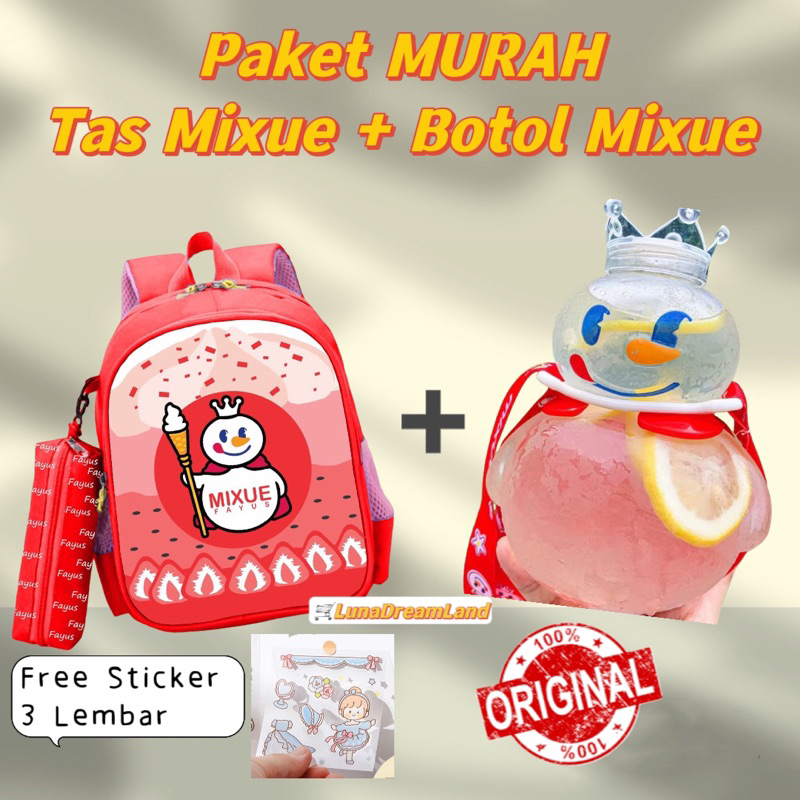 Jual PAKET MURAH Tas Mixue & Botol Mixue | Shopee Indonesia