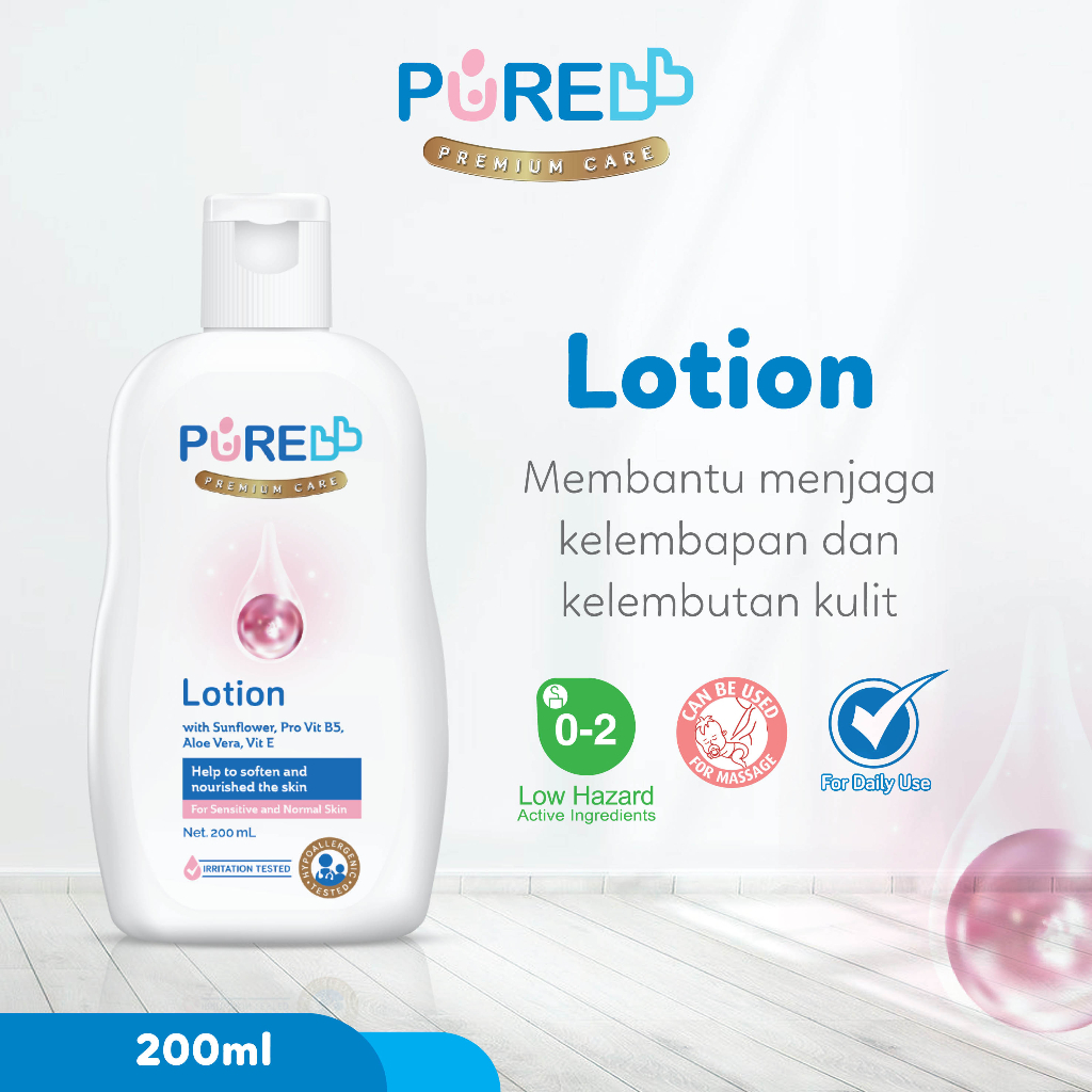 Pure store baby lotion