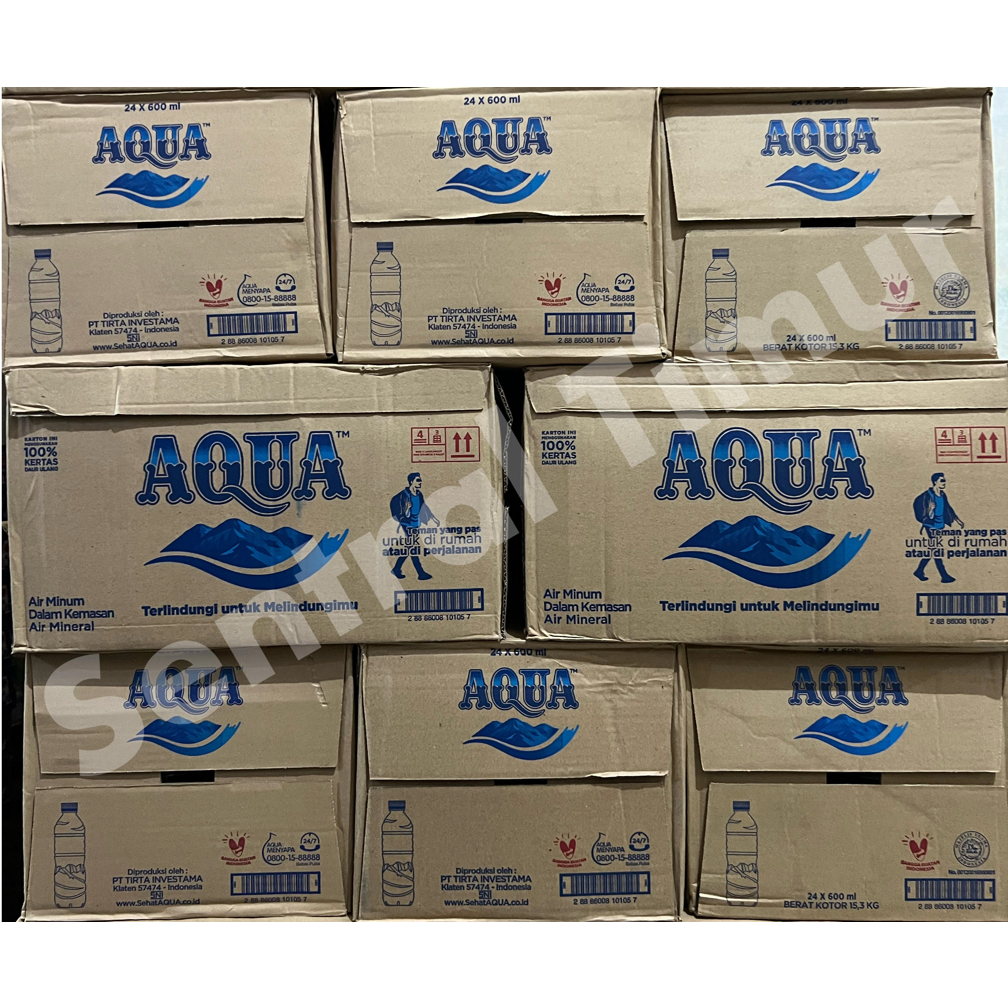 Jual Aqua Botol 330ml X 24 Botol 1 Dus Shopee Indonesia 0365
