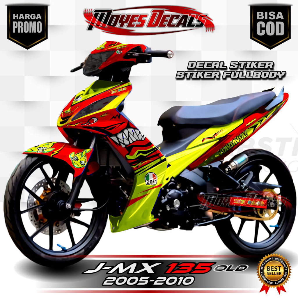 Jual Decal Stiker J-MX 135 OLD Fullbody / Stiker Jupiter MX 135 OLD
