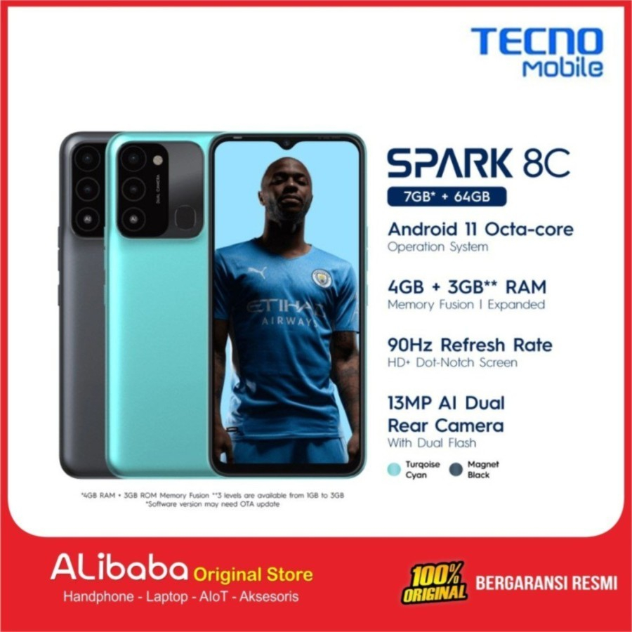 Jual TECNO SPARK 8C 4/64GB | Shopee Indonesia