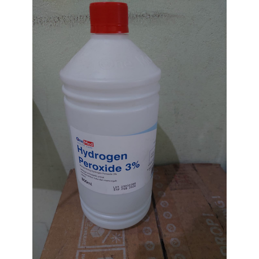 Jual Hidrogen Peroksida H2o2 Hydrogen Peroxide 3 800ml Shopee Indonesia