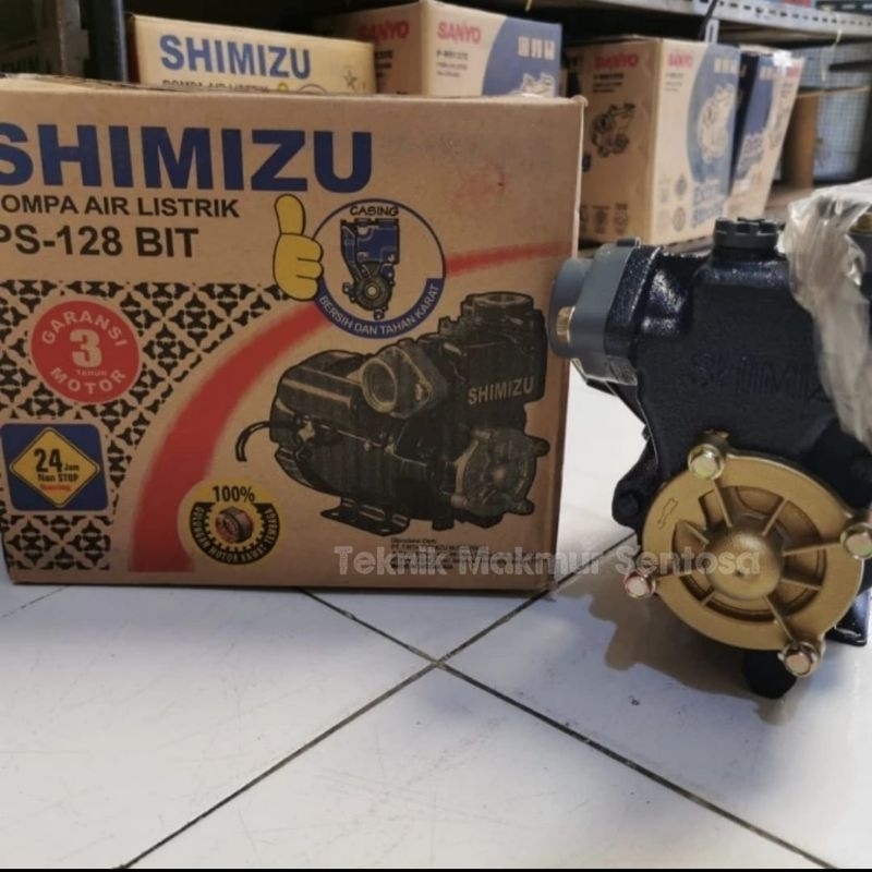 Jual Mesin Pompa Air Listrik Shimizu PS-128 BIT Water Pump PS 128 PS128 ...