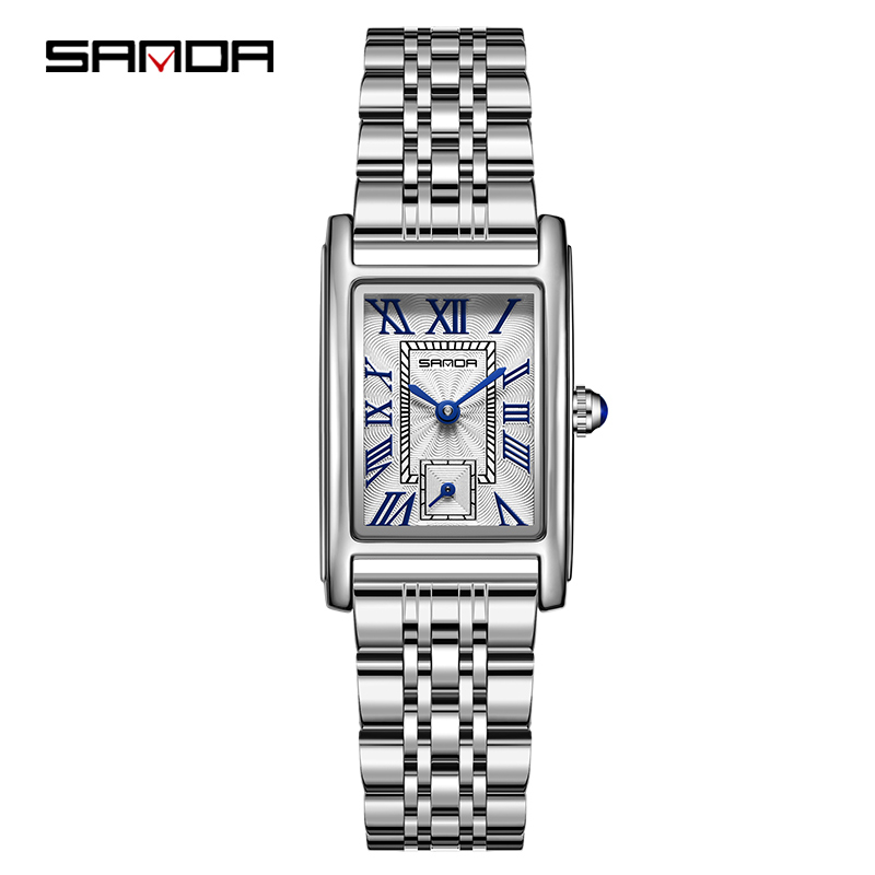 Jual SANDA 1116 Jam Tangan Wanita Analog Retro Style Tali Stainless ...