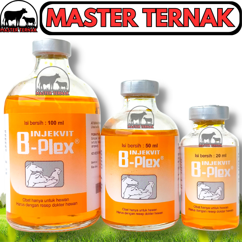 Jual INJEKVIT B PLEX 20ml 50ml Dan 100ml - Vitamin B Complex B Kompleks ...