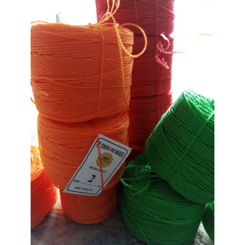 Jual tali tambang plastik kuat bgus ukuran 2 Mili warna fo Lis jaring ...