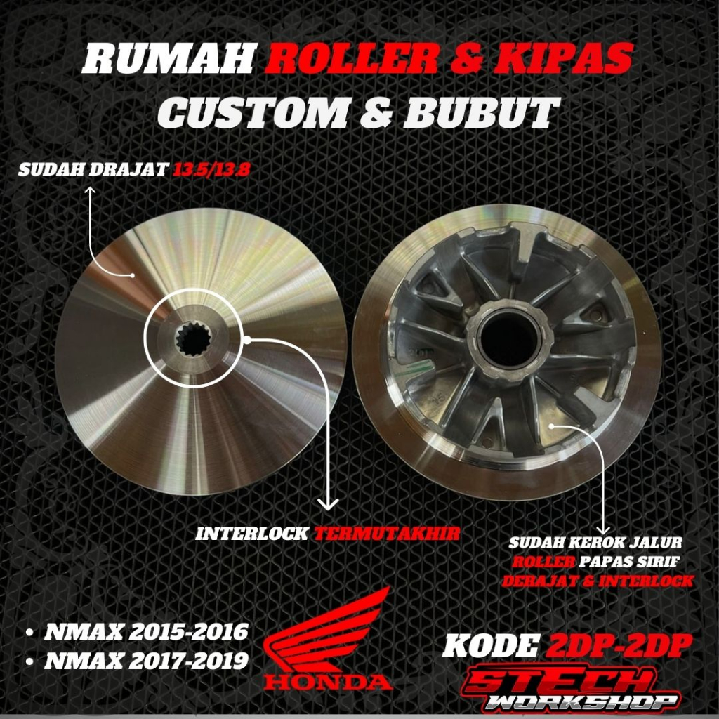 Jual Pulley Nmax Mm Big Pulley Pnp To Pcx Adv Bubut Rumah Roller Nmax Mm Kipas