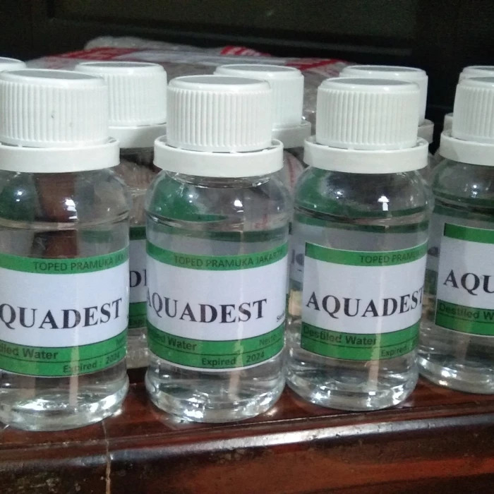 Jual Aquadest Aquades Akuades Akuadest Air Suling Distilled Water 100ml Shopee Indonesia 6958