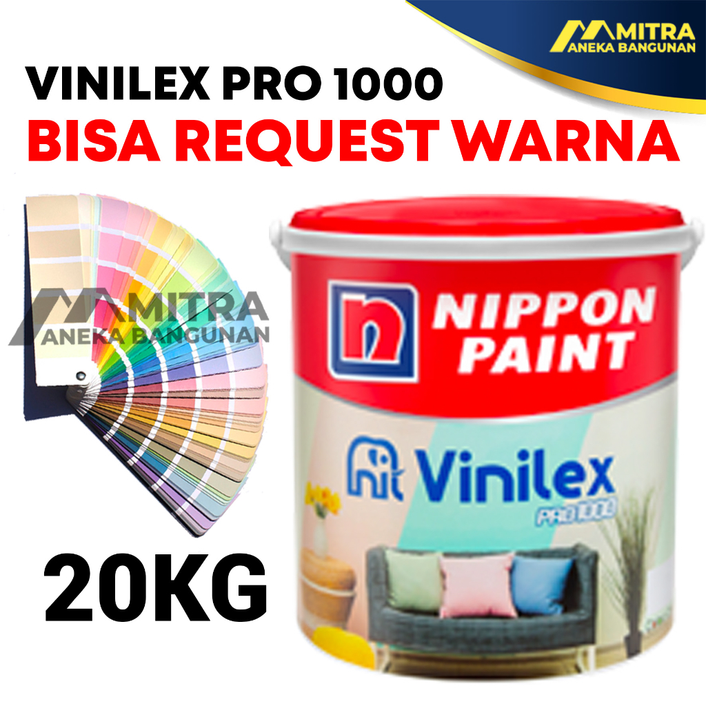 Jual [PART 1] BISA REQUEST CAT TEMBOK NIPPON PAINT VINILEX PRO 20 KG ...