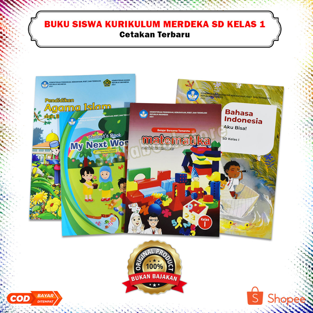 Jual Buku Siswa SD Kelas 1 Kurikulum Merdeka Kemendikbud Lengkap Semua ...