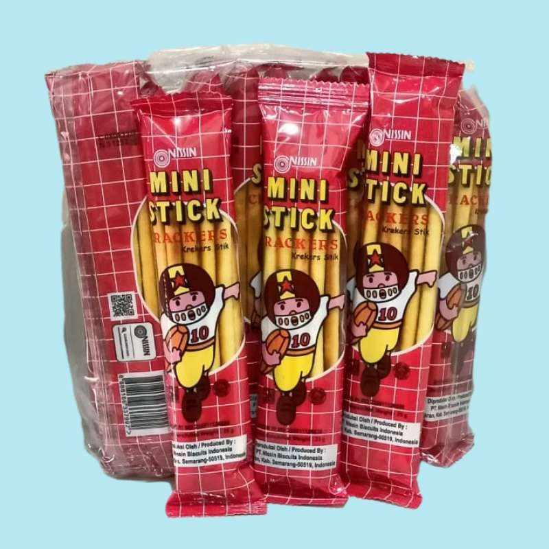 Jual NISSIN Mini Stick Biscuit 25 g [10 sachets/ pack] | Shopee Indonesia
