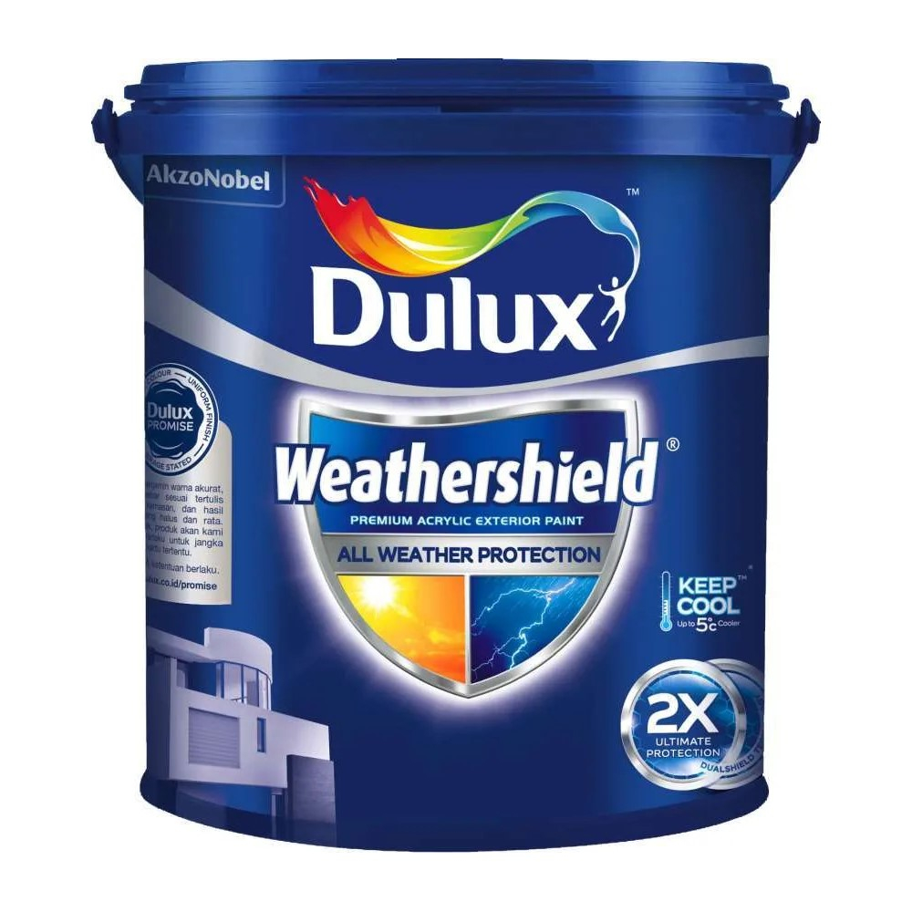 Jual Cat Tembok Eksterior Dulux Weathershield Core Dualshield 2 5