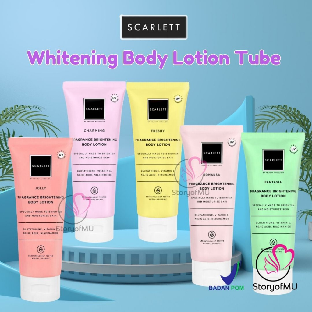 Jual SCARLETT Body Lotion Tube 180ml Romansa Freshy Charming