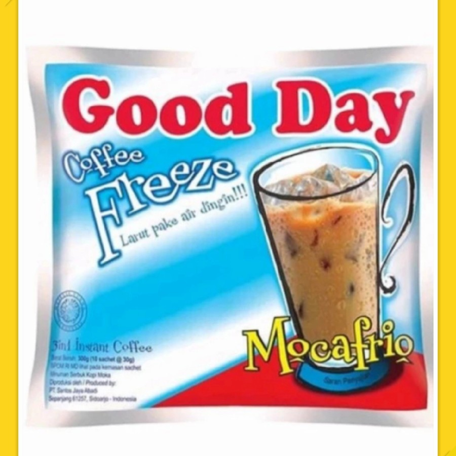 Jual Kopi Good Day Freeze Mocafrio 30gr Renceng Shopee Indonesia