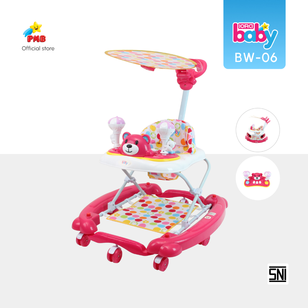 Jual BABY WALKER BW 06 IORA PMB TOYS Shopee Indonesia