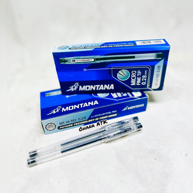 Jual (1pack) Pulpen/Gel Pen Hi-Tech-H MONTANA Hi-Tech Hitech Hi-Tec ...