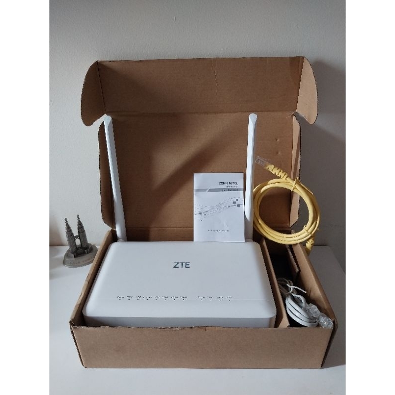 Jual modem router ZTE F670l / port biru /dual band 5G | Shopee Indonesia