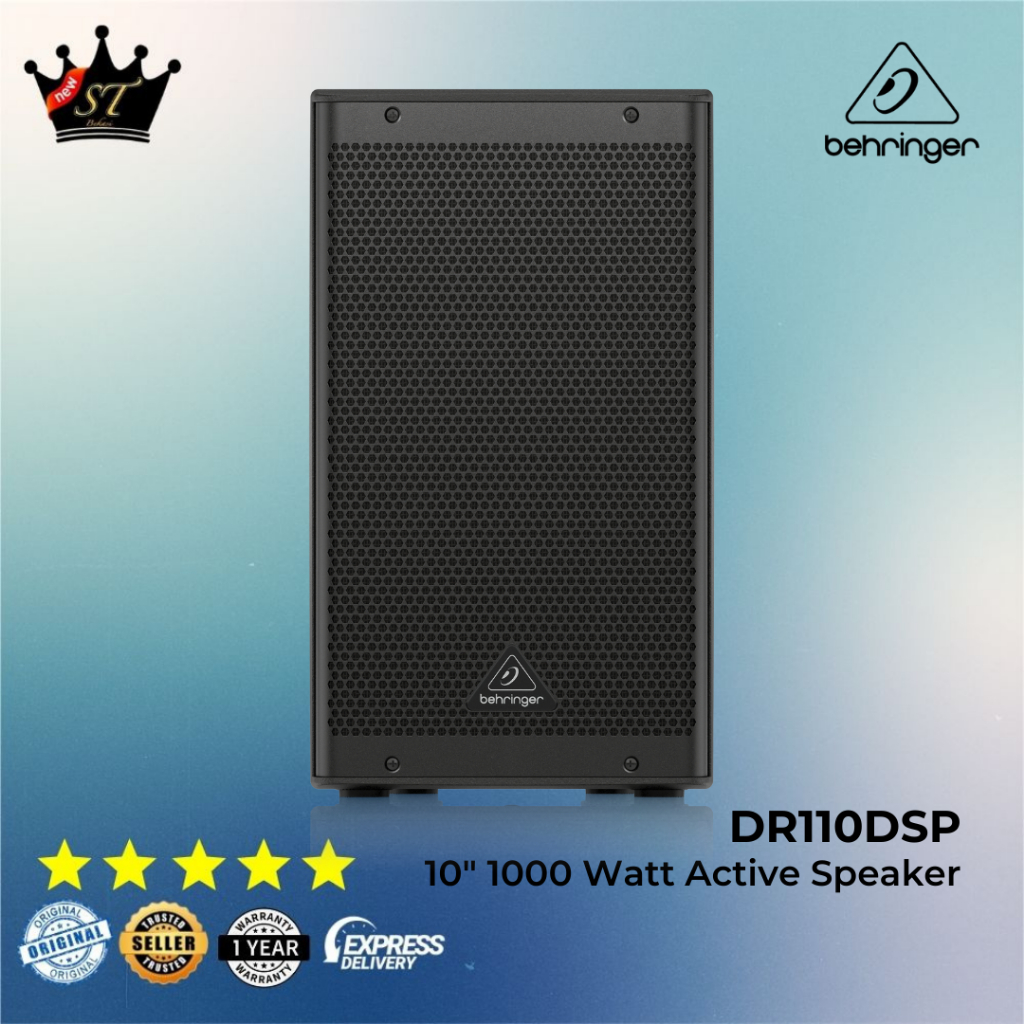 Jual Behringer DR110DSP Active Speaker Aktif 10" 10 Inch 1000 Watt ...