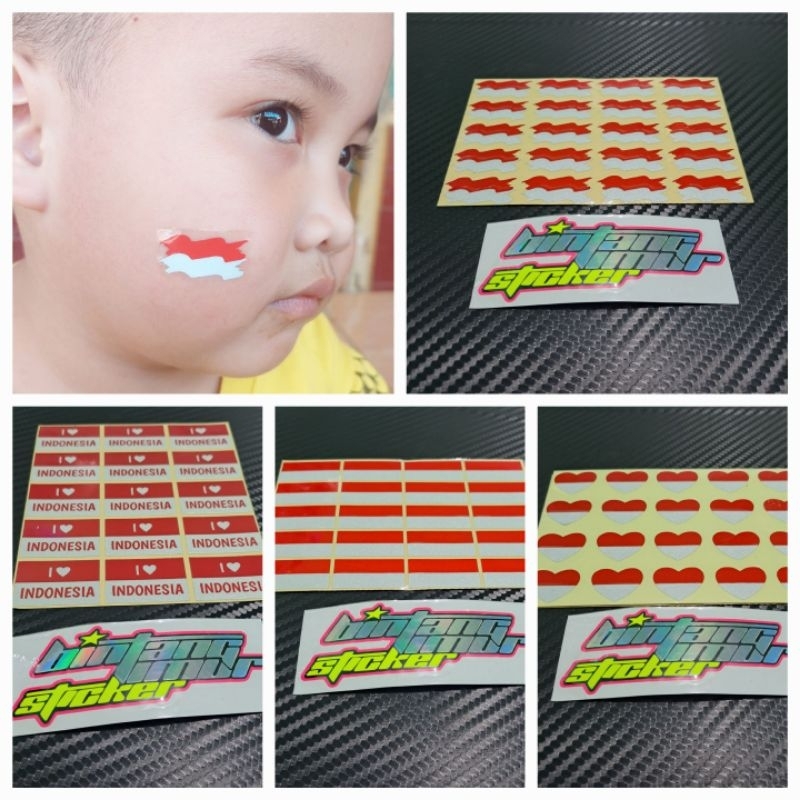 Jual STICKER BENDERA PIPI PRINTING CUTTING | Shopee Indonesia