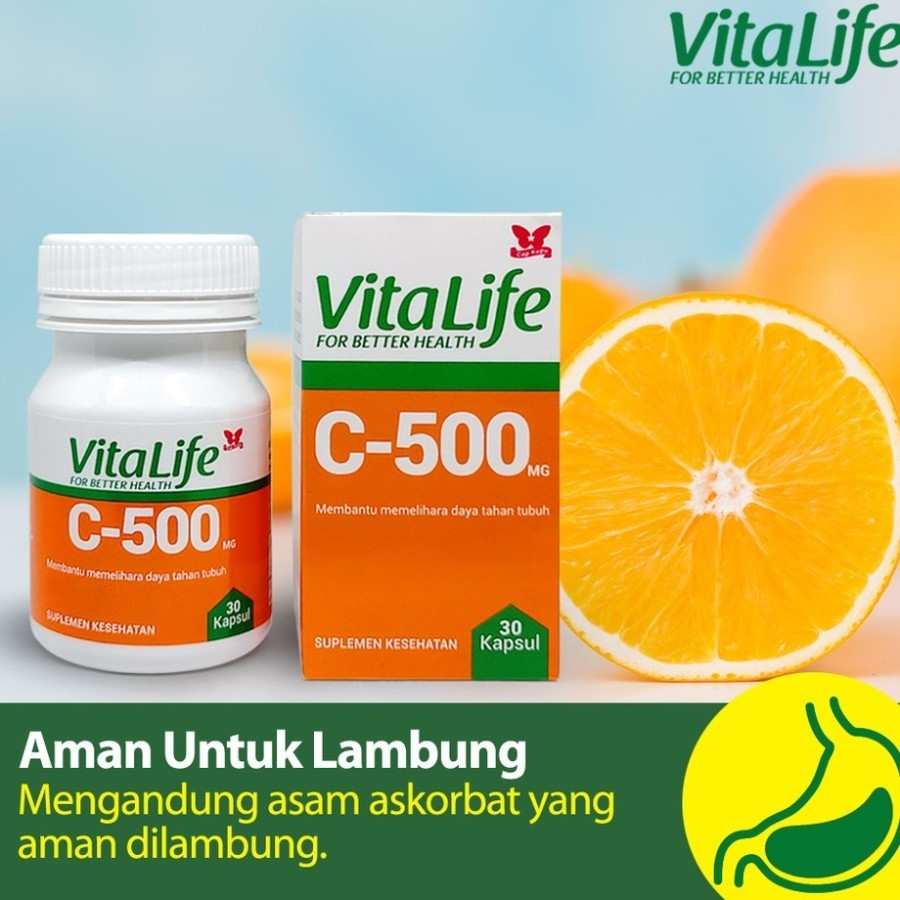 Jual Vitalife Vitamin C Mg Kapsul Vitalife C Shopee Indonesia