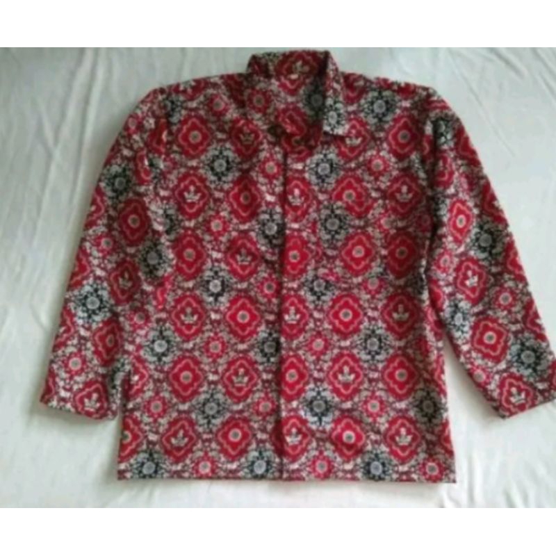 Jual SERAGAM SEKOLAH SD BATIK SD MERAH BAJU BATIK SEKOLAH SD NASIONAL ...