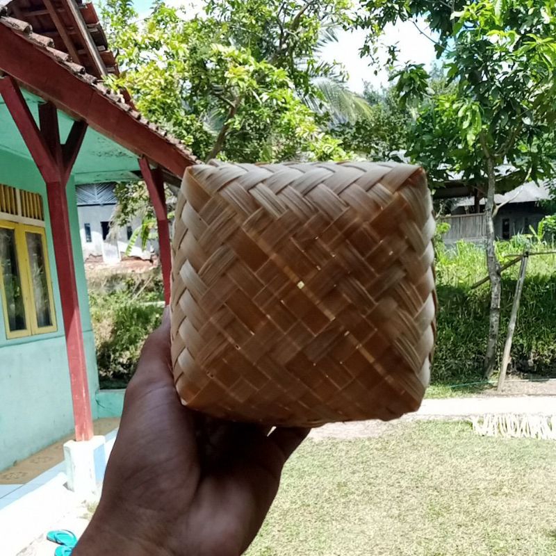 Jual Besek Bambu 10x10 Besek Anyaman Besek Hampers Murah 1pcs Shopee Indonesia 6887