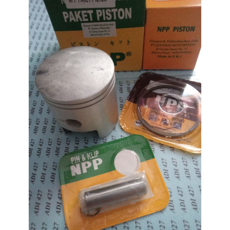 Jual Piston Kit Seher Set Ring Suzuki Rc Crystal Tornado Gs Cc Rc Os Over Size