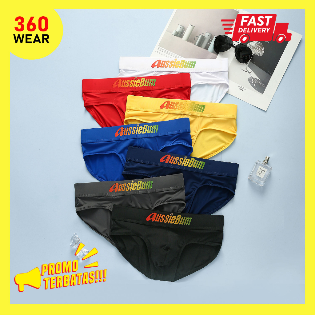 Jual Aussiebum Gold Celana Dalam Segitiga Pria Men's Brief Underwear