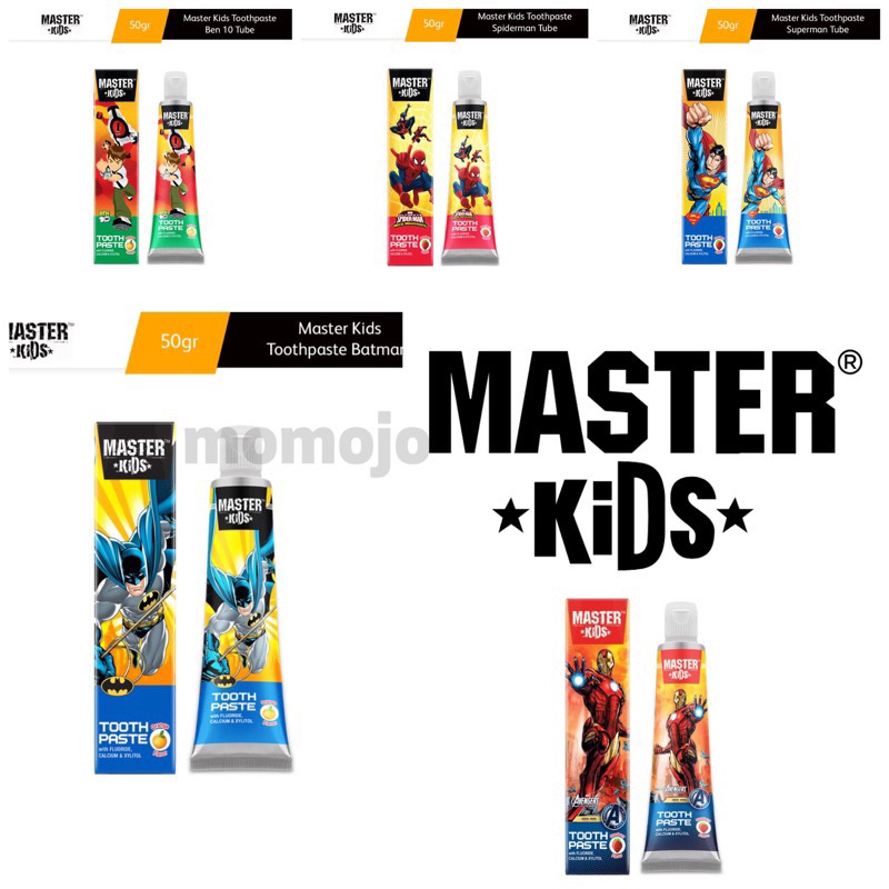 Jual MASTER KIDS Toothbrush Toothpaste Pasta Gigi Anak Odol dan Sikat ...