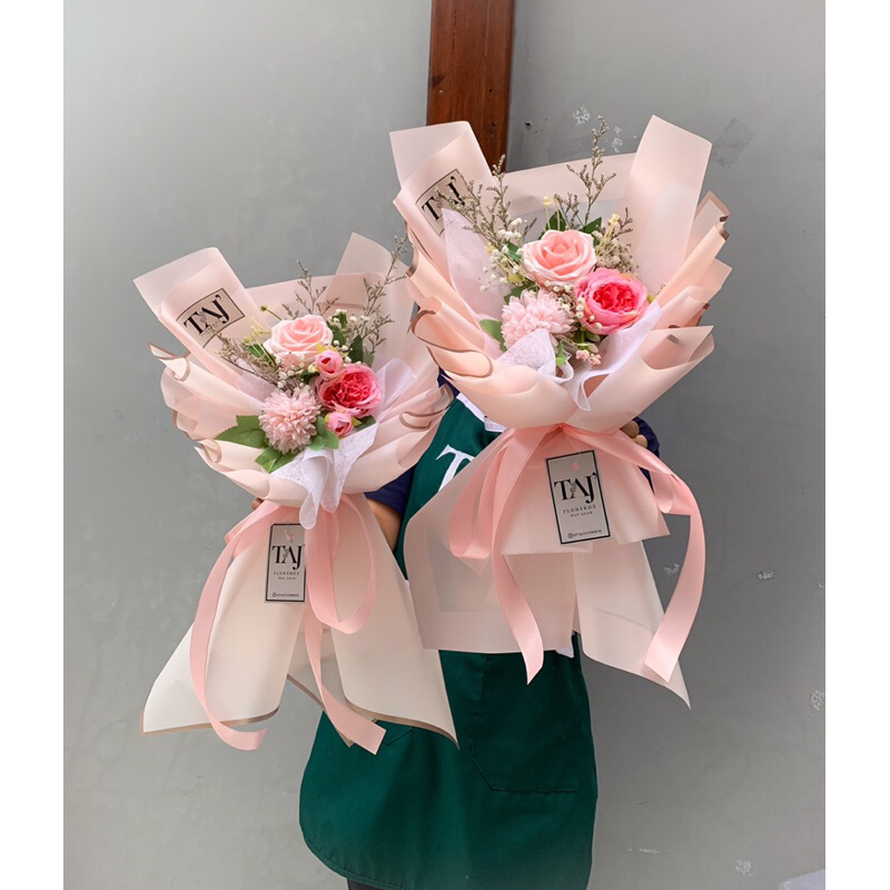 Jual Artificial Flower Bouquet Small Bouquet Bunga Palsu Buket Bunga Artificial Shopee 