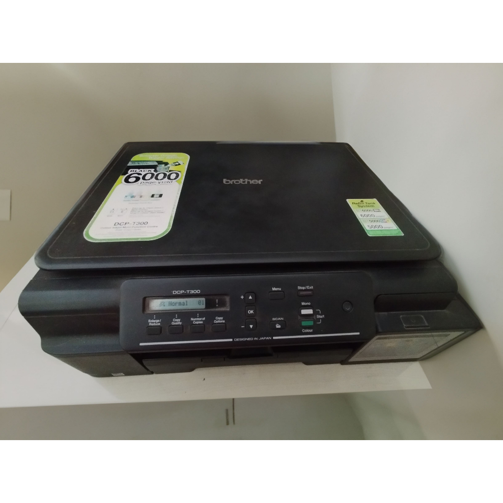 Jual Printer Brother DCPT300 Inkjet All in One Scan Fotokopi Print ink tank Shopee Indonesia