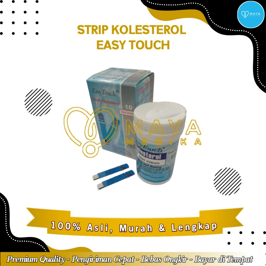 Jual Strip Easy Touch Cholestrol Kolestrol Isi 10 Shopee Indonesia 8824