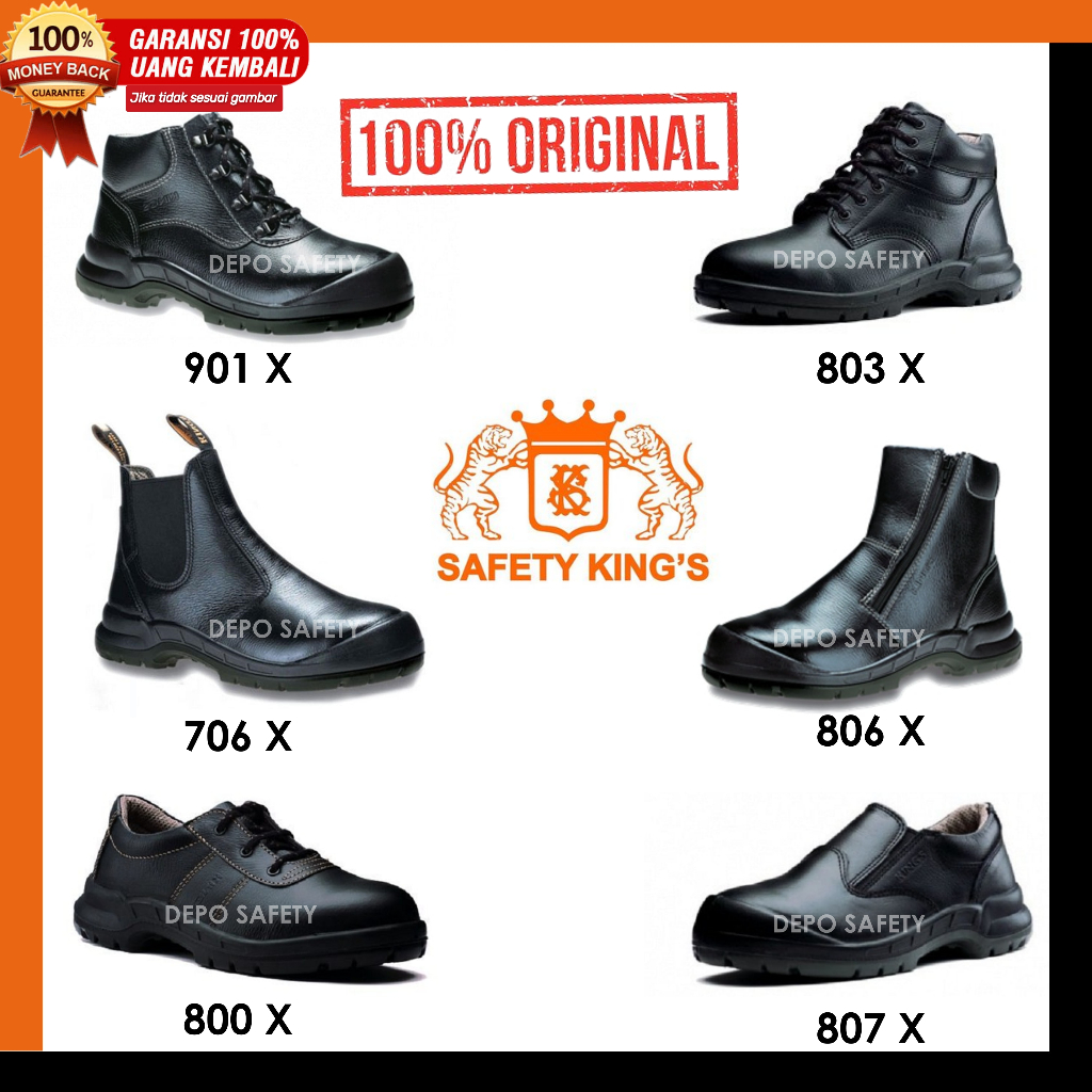 Jual Sepatu Safety KING'S KWD 901 803 806 807 706 800 X Original 100