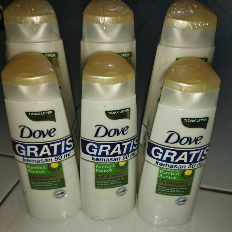 Jual SAMPO DOVE ANTI RONTOK 135 ML+50 ML Shopee Indonesia