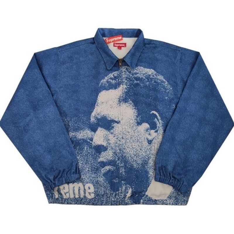 Jual Supreme John Coltrane A Love Supreme Denim Harrington Jacket