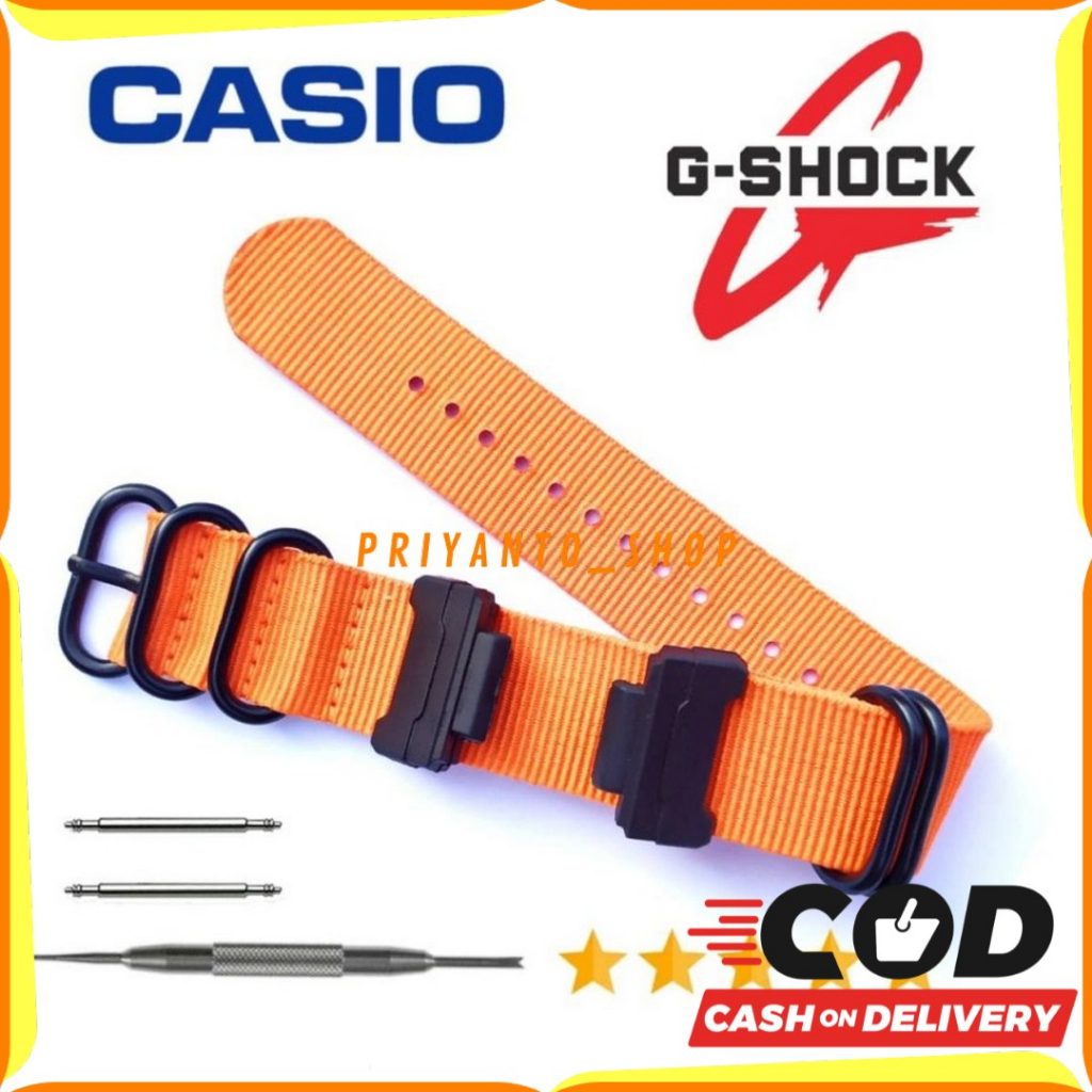 Jual Tali Strap Jam Tangan Canvas Kanvas Nylon Casio G Shock Ga Ga