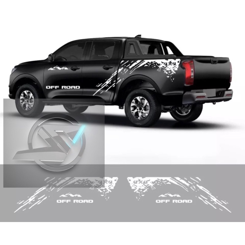 Jual Stiker Sticker Mobil Offroad X Mobil Triton Ranger Hilux Navara