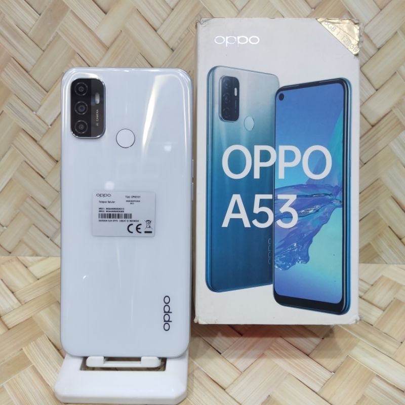 Jual Oppo A53 4/128GB 4/64GB Handphone Second Fullset original imei ...