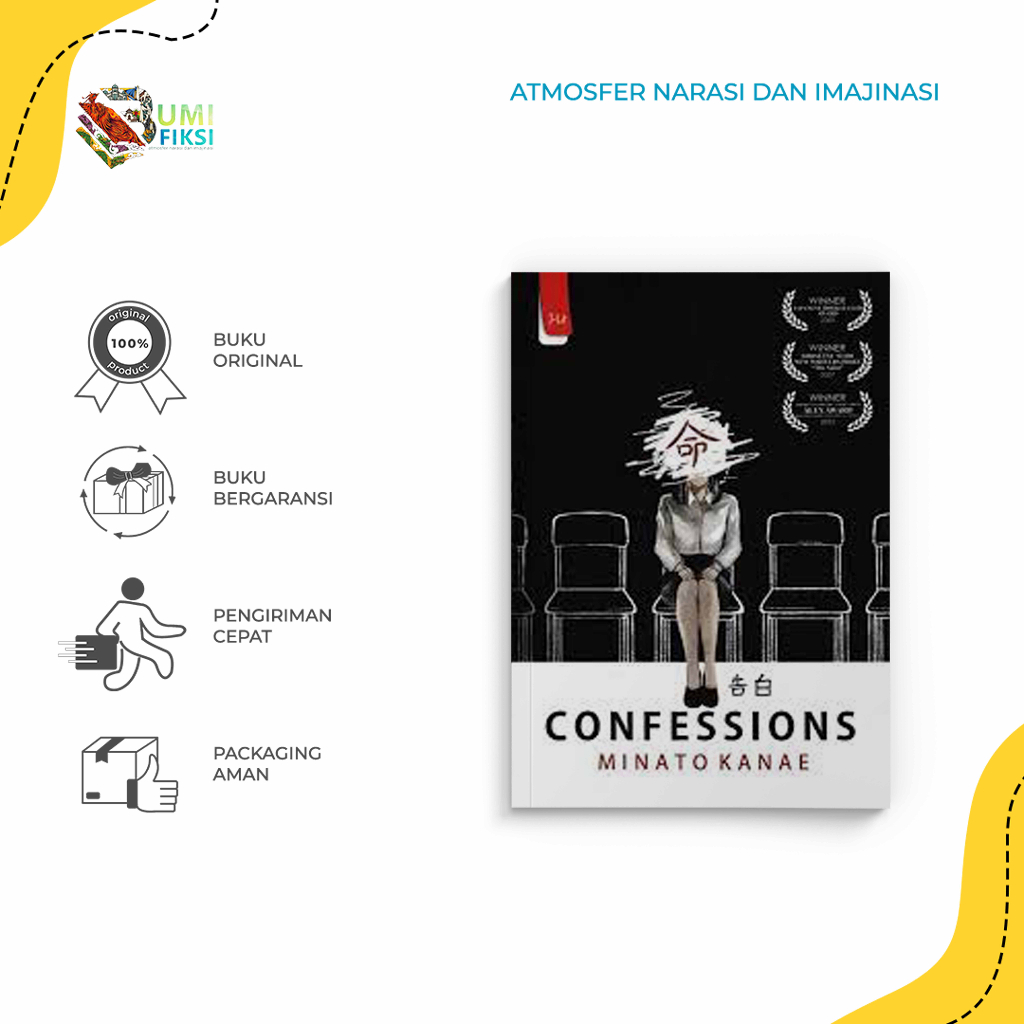 Jual Buku Novel Confessions - Minato Kanae - Penerbit Haru - Bumi Fiksi ...