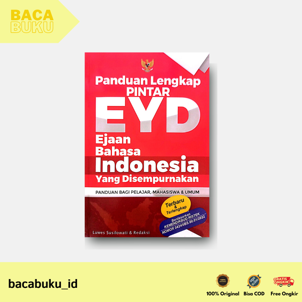 Jual PANDUAN LENGKAP PINTAR EYD: EJAAN BAHASA INDONESIA YANG ...