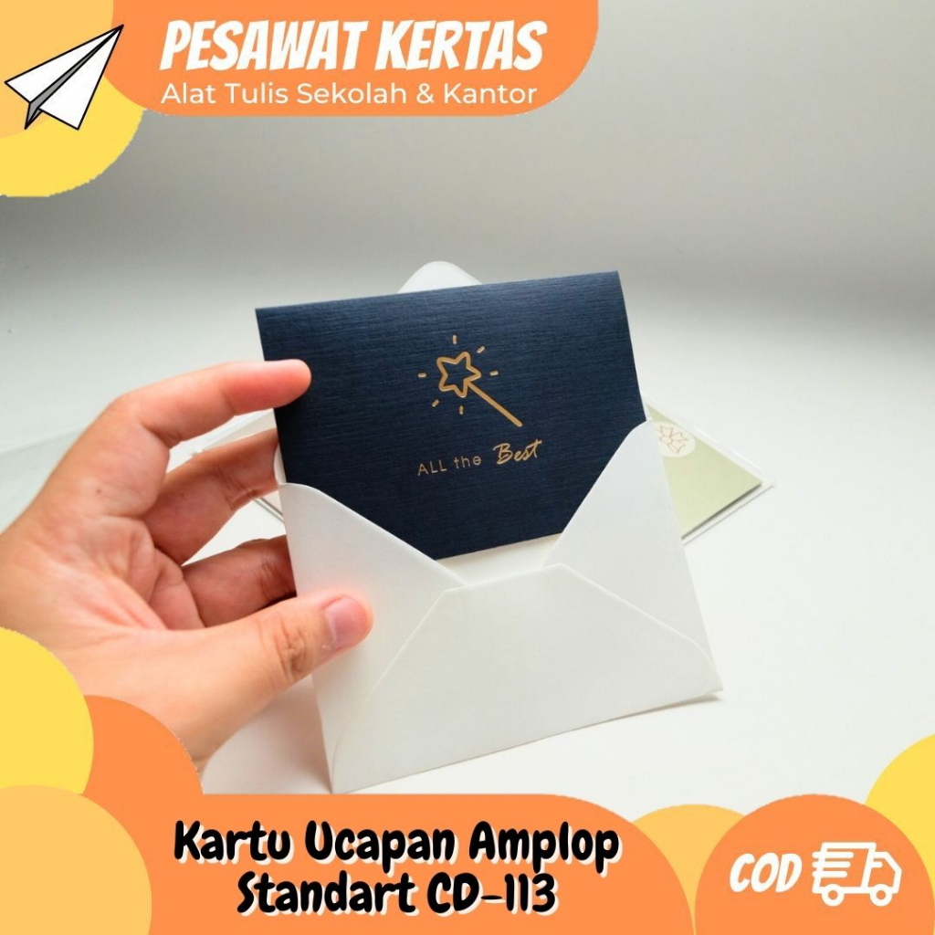 Jual KARTU UCAPAN AMPLOP STANDART CD-113 GREETING CARD AMPLOP STANDART