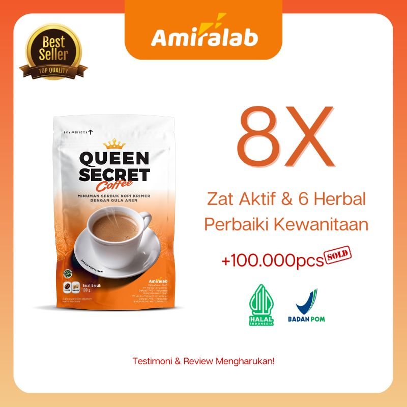 Jual Queen Secret Coffee Minuman Kopi Pelancar Menstruasi Wanita Herbal 100 Gr Shopee Indonesia 2888