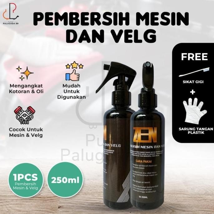 Jual Spray Zen Engine Degreaser Cairan Pembersih Kerak Karat Mesin ...