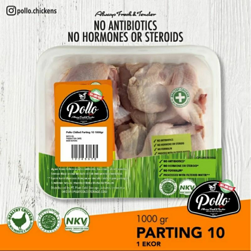 Jual Pollo Parting 10 - Pollo Ayam potong/Parting 10 ( 1kg ) | Shopee ...
