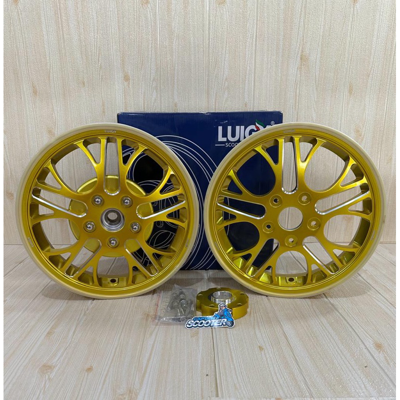 Jual Rims Velg Luigy CS03 CS-03 Gold Vespa Sprint Primavera GTS LX S ...