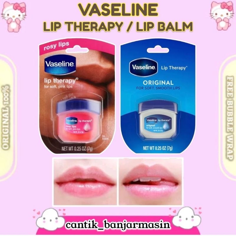 Jual VASELINE Lip Therapy Original Rosy Lips Lip Balm Pelembab Bibir Vaseline Shopee Indonesia