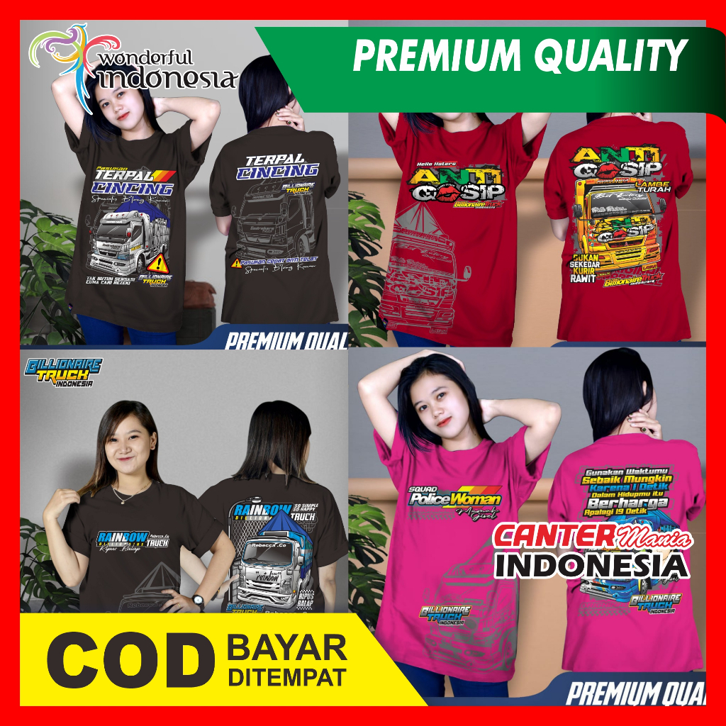 Jual Baju Kaos Truk Canter Ragasa Umplung Hino Giga Traga Granmax