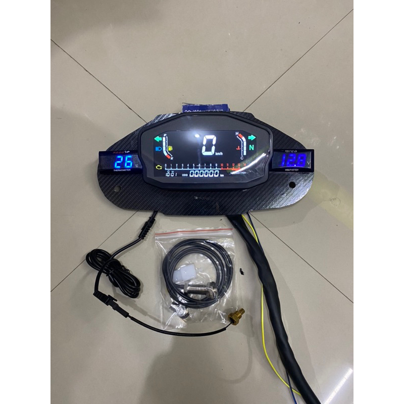 Jual SPEEDOMETER SPEEDO DIGITAL NINJA 250 KARBU MODEL DUCATI Shopee